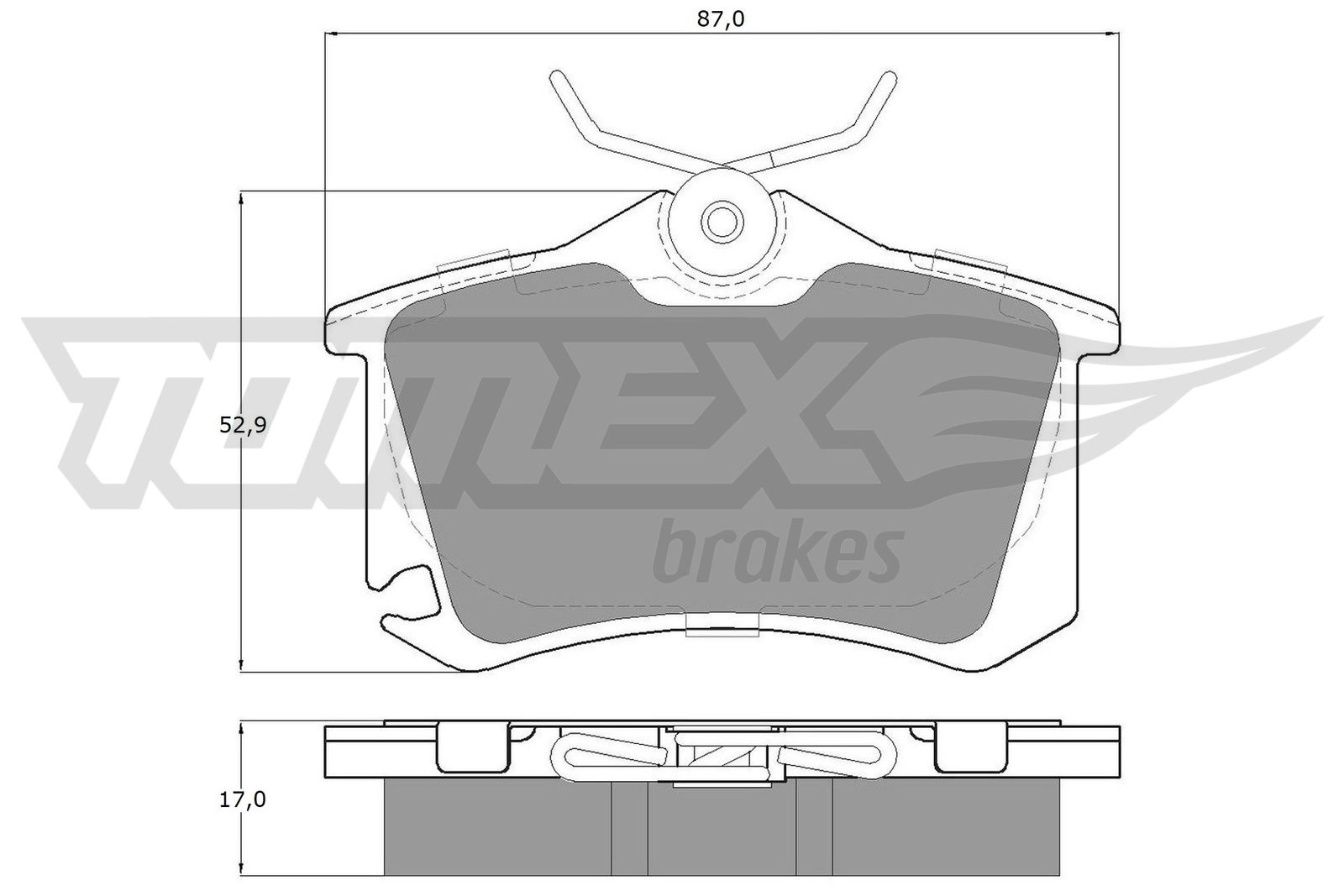 TOMEX Brakes TX 15-22 Sada...